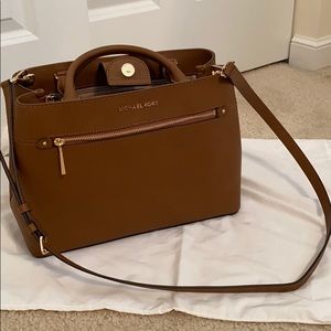 Michael Kors brown satchel purse